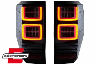 Full LED stražnja svjetla SEQ žmigavci / Ford Ranger (2012-2018), TLFRNGT6