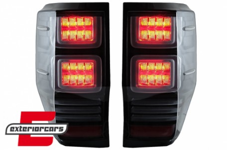 Full LED stražnja svjetla SEQ žmigavci / Ford Ranger (2012-2018), TLFRNGT6