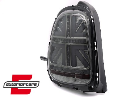 Full LED stražnja svjetla SEQ žmigavci JCW dizajn (smoke) / MINI ONE F55 F56 F57 3V 5V Cabrio (2014-2018), LDMC14