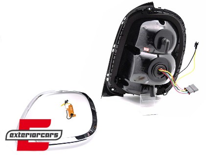 Full LED stražnja svjetla SEQ žmigavci JCW dizajn (smoke) / MINI ONE F55 F56 F57 3V 5V Cabrio (2014-2018), LDMC14