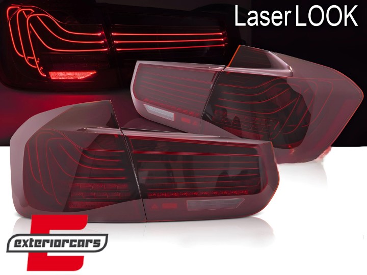 Full LED stražnja svjetla SEQ žmigavci LASER look (crvena) / BMW serije 3 F30 F35 F80 (2011-2019), LDBMM5