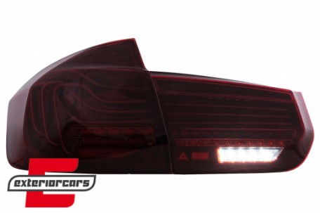 Full LED stražnja svjetla SEQ žmigavci LASER look (crvena) / BMW serije 3 F30 F35 F80 (2011-2019), LDBMM5