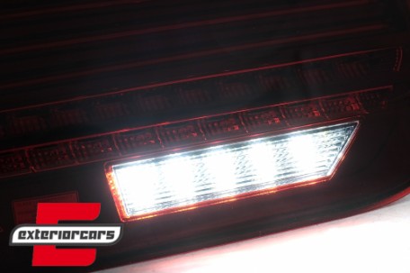 Full LED stražnja svjetla SEQ žmigavci LASER look (crvena) / BMW serije 3 F30 F35 F80 (2011-2019), LDBMM5