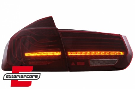 Full LED stražnja svjetla SEQ žmigavci LASER look (crvena) / BMW serije 3 F30 F35 F80 (2011-2019), LDBMM5