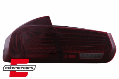Full LED stražnja svjetla SEQ žmigavci LASER look (crvena) / BMW serije 3 F30 F35 F80 (2011-2019), LDBMM5