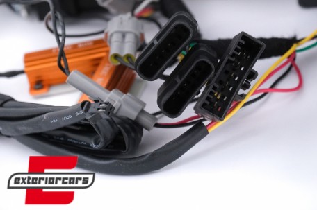 Full LED stražnja svjetla SEQ žmigavci LASER look (crvena) / BMW serije 3 F30 F35 F80 (2011-2019), LDBMM5
