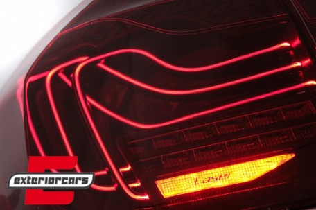 Full LED stražnja svjetla SEQ žmigavci LASER look (crvena) / BMW serije 3 F30 F35 F80 (2011-2019), LDBMM5