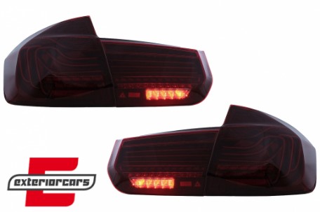 Full LED stražnja svjetla SEQ žmigavci LASER look (crvena) / BMW serije 3 F30 F35 F80 (2011-2019), LDBMM5
