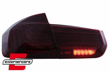 Full LED stražnja svjetla SEQ žmigavci LASER look (crvena) / BMW serije 3 F30 F35 F80 (2011-2019), LDBMM5