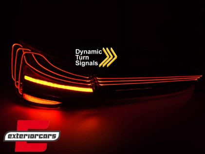 Full LED stražnja svjetla SEQ žmigavci LASER look (crvena) / BMW serije 4 G22 G23 (2020-), LDBMM1