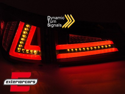 Full LED stražnja svjetla SEQ žmigavci LedBar dizajn (crna) / Lexus IS XE20 (2006-2012), LDLE10