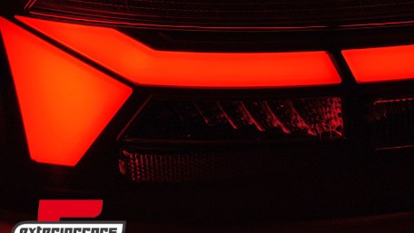 Full LED stražnja svjetla SEQ žmigavci LedBar dizajn (crna/smoke) / Audi A5 8T Facelift (2012-2016), LDAUK6