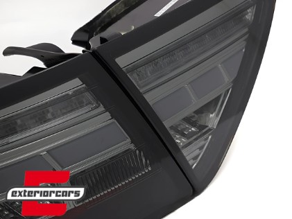 Full LED stražnja svjetla SEQ žmigavci LedBar dizajn (smoke) / Audi A5 8T Facelift (2012-2016), LDAUJ3