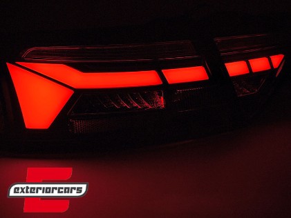 Full LED stražnja svjetla SEQ žmigavci LedBar dizajn (smoke) / Audi A5 8T Facelift (2012-2016), LDAUJ3