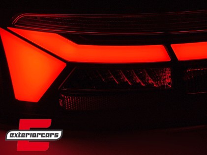 Full LED stražnja svjetla SEQ žmigavci LedBar dizajn (smoke) / Audi A5 8T Facelift (2012-2016), LDAUJ3