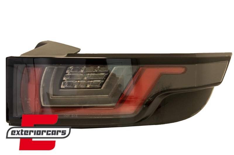 Full LED stražnja svjetla SEQ žmigavci LightBar dizajn (crvena/bijela/crna) / Range Rover Evoque L538 (2011-2018), LDLR12