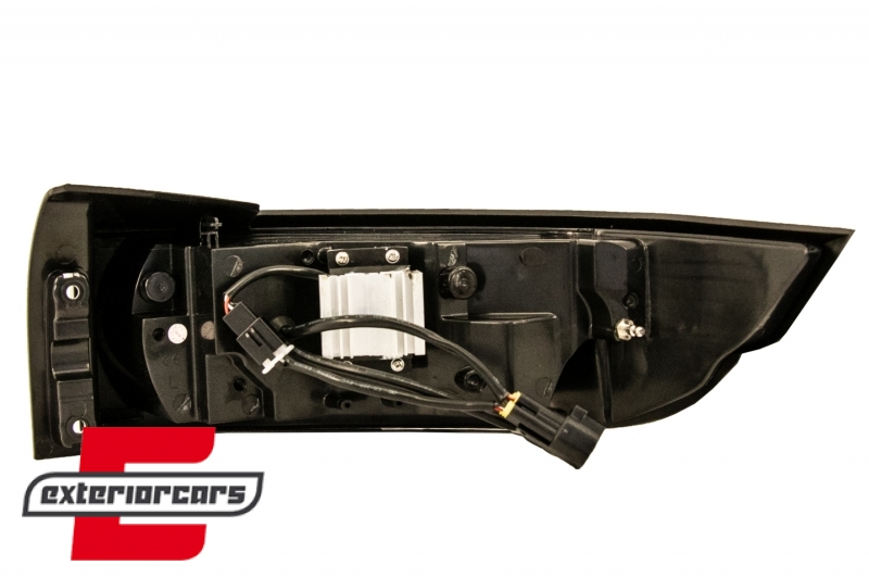Full LED stražnja svjetla SEQ žmigavci LightBar dizajn (crvena/smoke/crna) / Range Rover Evoque L538 (2011-2018), LDLR13