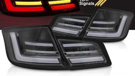 Full LED stražnja svjetla SEQ žmigavci (mat crna) / BMW serije 5 F10 (2010-2013) limuzina, LDBMP1
