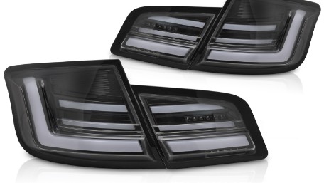 Full LED stražnja svjetla SEQ žmigavci (mat crna) / BMW serije 5 F10 (2010-2013) limuzina, LDBMP1