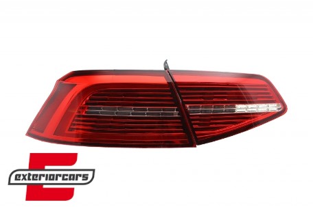 Full LED stražnja svjetla SEQ žmigavci Matrix R-line dizajn / VW Passat B8 3G limuzina (2015-2019), TLVWPA3G