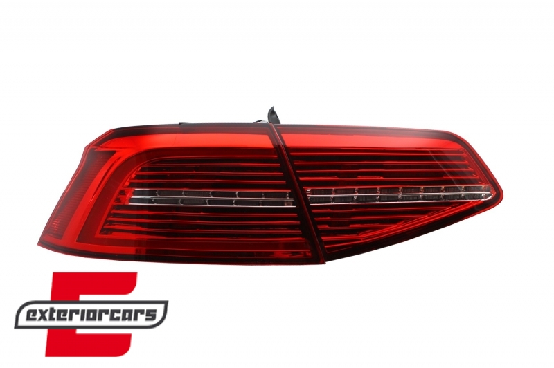 Full LED stražnja svjetla SEQ žmigavci Matrix R-line dizajn / VW Passat B8 3G limuzina (2015-2019), TLVWPA3G