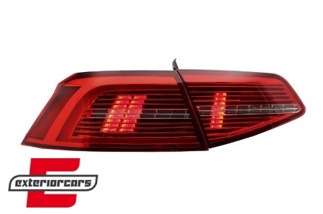 Full LED stražnja svjetla SEQ žmigavci Matrix R-line dizajn / VW Passat B8 3G limuzina (2015-2019), TLVWPA3G