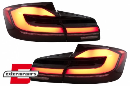 Full LED stražnja svjetla SEQ žmigavci nadogradnja na G30 LCI dizajn / BMW serije 5 F10 (2011-2017) limuzina, TLBMF10NLCN