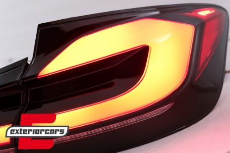 Full LED stražnja svjetla SEQ žmigavci nadogradnja na G30 LCI dizajn / BMW serije 5 F10 (2011-2017) limuzina, TLBMF10NLCN