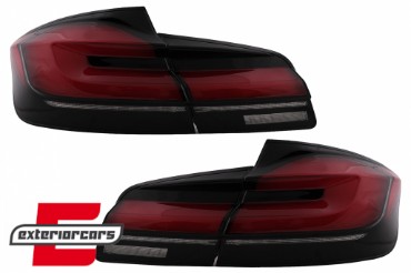 Full LED stražnja svjetla SEQ žmigavci nadogradnja u G30 dizajn / BMW serije 5 F10 (2011-2017) limuzina, TLBMF10NLCL