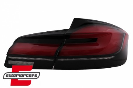 Full LED stražnja svjetla SEQ žmigavci nadogradnja u G30 dizajn / BMW serije 5 F10 (2011-2017) limuzina, TLBMF10NLCL
