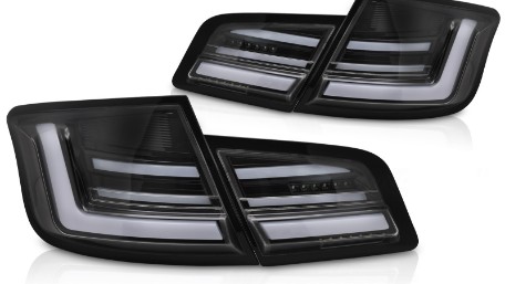 Full LED stražnja svjetla SEQ žmigavci (piano crna) / BMW serije 5 F10 (2010-2013) limuzina, LDBMP0