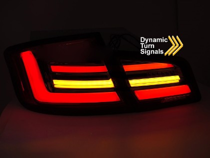Full LED stražnja svjetla SEQ žmigavci (piano crna) / BMW serije 5 F10 (2010-2013) limuzina, LDBMP0