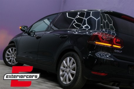 Full LED stražnja svjetla SEQ žmigavci R20 dizajn (crvena/smoke) / VW Golf 6 VI (2008-2013), LDVWU5