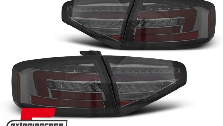 Full LED stražnja svjetla SEQ žmigavci (smoke) / Audi A4 B8 limuzina (2012-2015), LDAUH1
