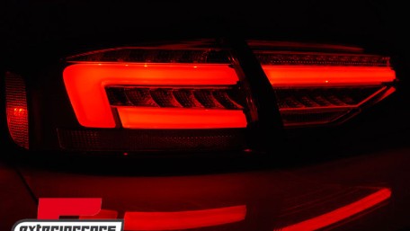 Full LED stražnja svjetla SEQ žmigavci (smoke) / Audi A4 B8 limuzina (2012-2015), LDAUH1