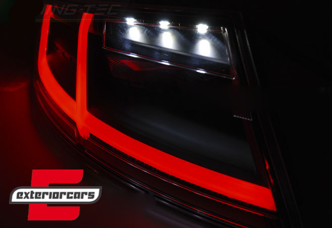 Full LED stražnja svjetla SEQ žmigavci (smoke) / Audi TT 8J (2006-2014), LDAUD3