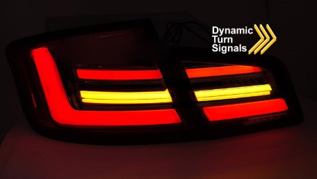 Full LED stražnja svjetla SEQ žmigavci (smoke) / BMW serije 5 F10 (2010-2013) limuzina, LDBMO9