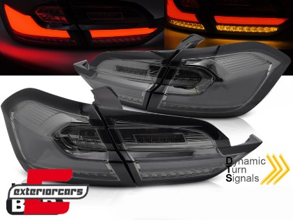 Full LED stražnja svjetla SEQ žmigavci (smoke) / FORD FIESTA MK8 HATCHBACK (2017-2021), LDFO78