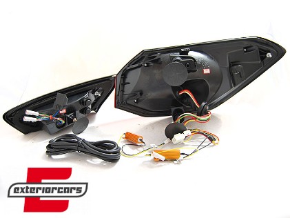 Full LED stražnja svjetla SEQ žmigavci (smoke) / Ford Focus 4 Hatchback (2018-2021), LDFO73