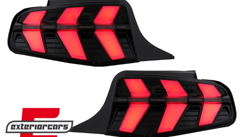 Full LED stražnja svjetla SEQ žmigavci (smoke) / Ford Mustang V (2010-2012), LDFO92