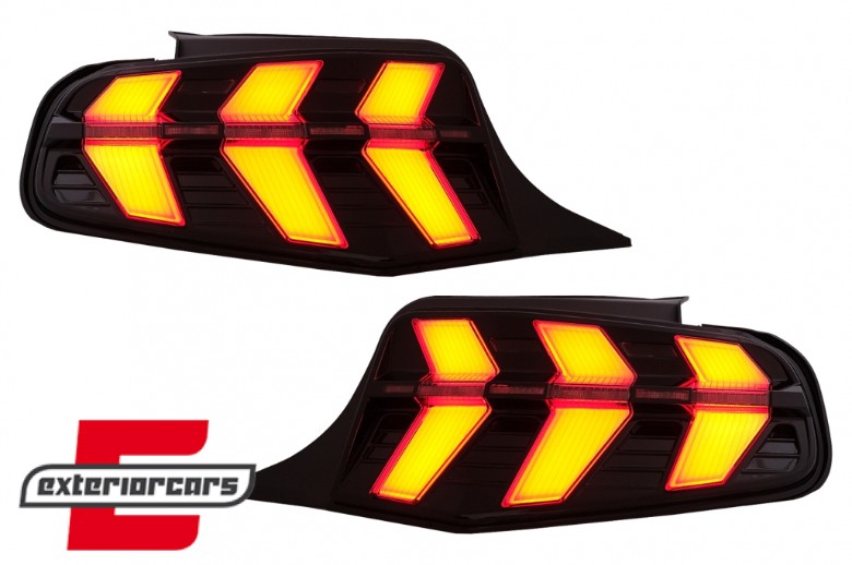 Full LED stražnja svjetla SEQ žmigavci (smoke) / Ford Mustang V (2010-2012), TLFMU7LED