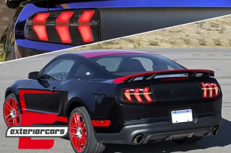 Full LED stražnja svjetla SEQ žmigavci (smoke) / Ford Mustang V (2010-2012), TLFMU7LED