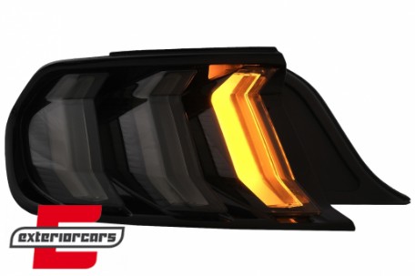 Full LED stražnja svjetla SEQ žmigavci (smoke) / Ford Mustang VI S550 (2015-2022), LDFO90