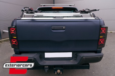 Full LED stražnja svjetla SEQ žmigavci (smoke) / Ford Ranger (2012-2018), LDFO98