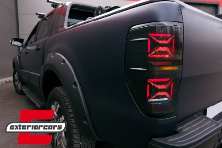 Full LED stražnja svjetla SEQ žmigavci (smoke) / Ford Ranger (2012-2018), LDFO98