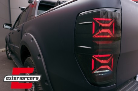 Full LED stražnja svjetla SEQ žmigavci (smoke) / Ford Ranger (2012-2018), LDFO98