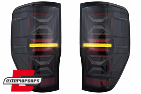 Full LED stražnja svjetla SEQ žmigavci (smoke) / Ford Ranger (2012-2018), LDFO98