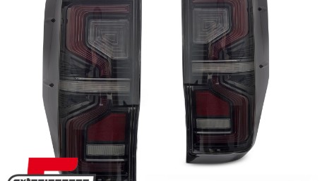 Full LED stražnja svjetla SEQ žmigavci (smoke) / Ford Ranger (2012-2018), LDFO99