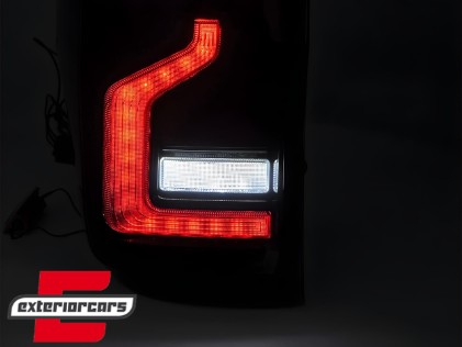 Full LED stražnja svjetla SEQ žmigavci (smoke) / Ford Ranger (2012-2018), LDFO99