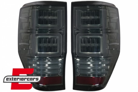 Full LED stražnja svjetla SEQ žmigavci (smoke) / Ford Ranger (2012-2022), LDFO91